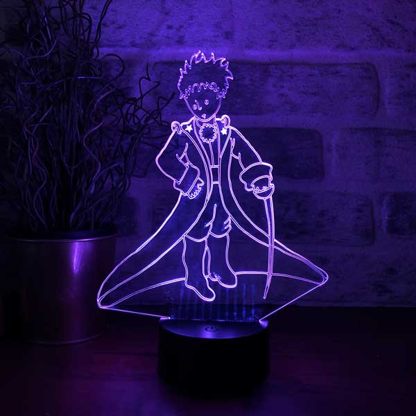 3-D Prince LED Lamp