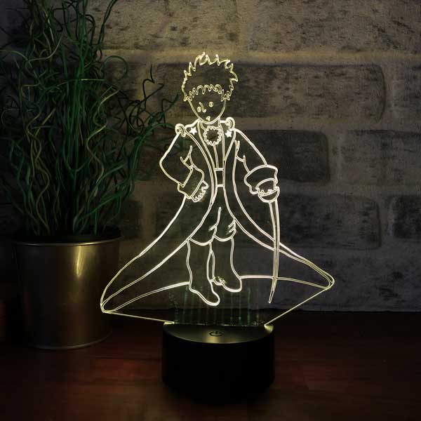 Küçük Prens Figürlü Dekoratif Hediye Led Masa Lambası | BYLAMP