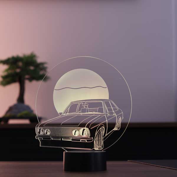 Retro Araba Figürlü Dekoratif Hediye Led Masa Lambası | BYLAMP