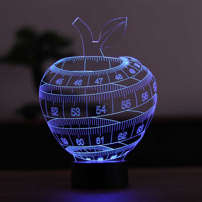 Gesunde LED-Lampe der 3D
