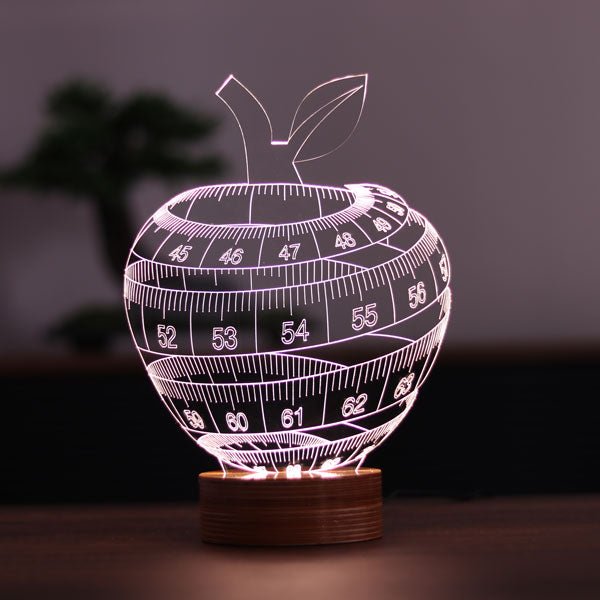 Gesunde LED-Lampe der 3D