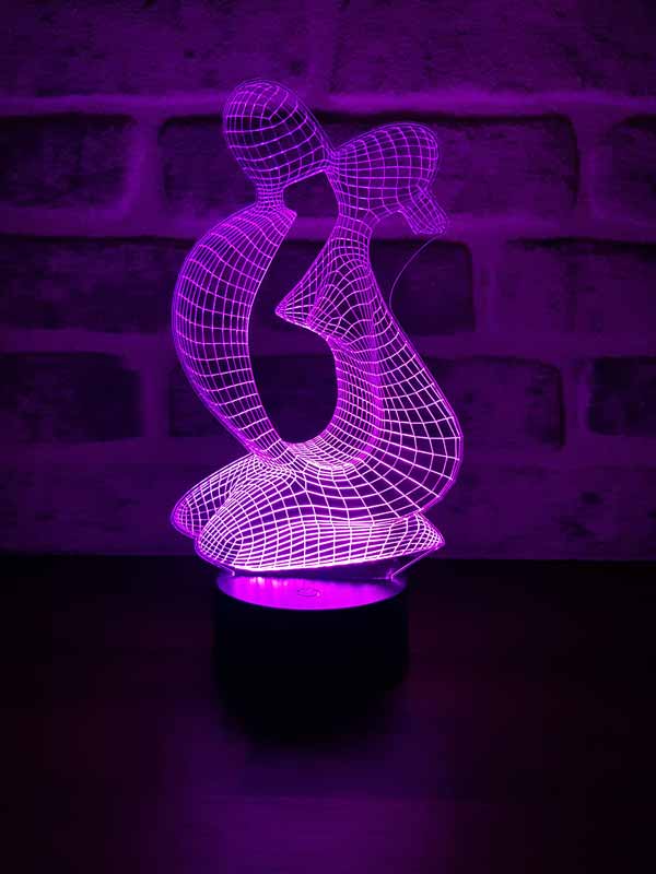 3D Valentines Gift Night Light