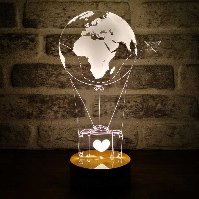 3D Travel Balloon Led Lamp