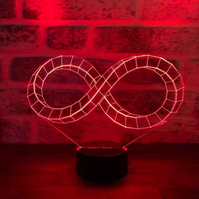 3-D Infinity Mark Led Lamp