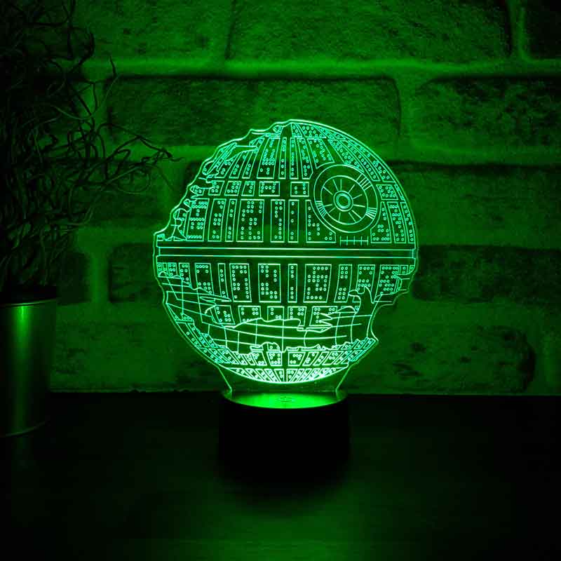 Star Wars Death Star Figürlü Dekoratif Hediye Led Masa Lambası |  BYLAMP