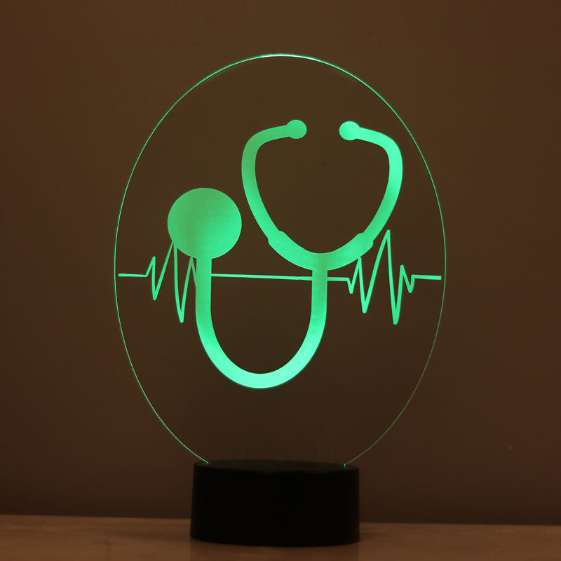 3-D stethoscope LED lamp