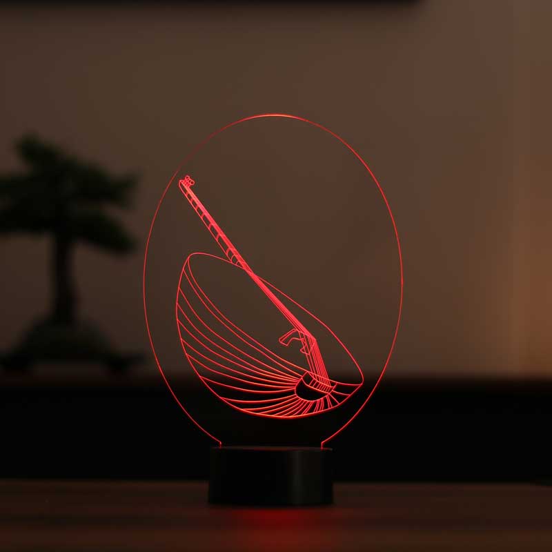 3-D Drum LED Lamp