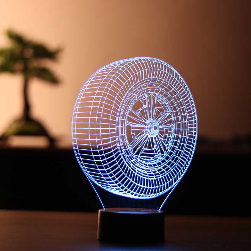 3D عجلة الصمام مصباح