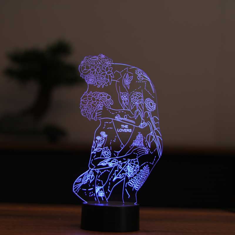 3D The Lovers Gift Lamp
