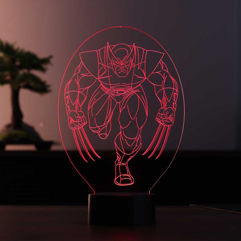 Lámpara de mesa led Wolverine 3D