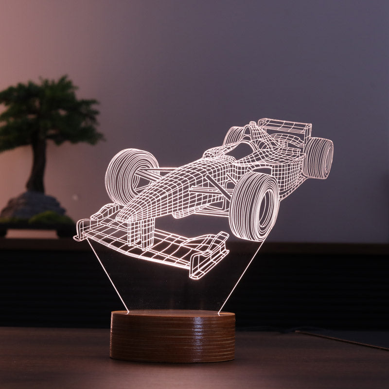 Racing Car Figured Decorative Gift Led Table Lamp | BYLAMP