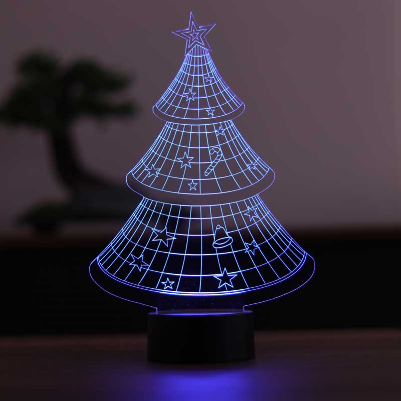 3D Weihnachtsbaum Led Tischleuchte