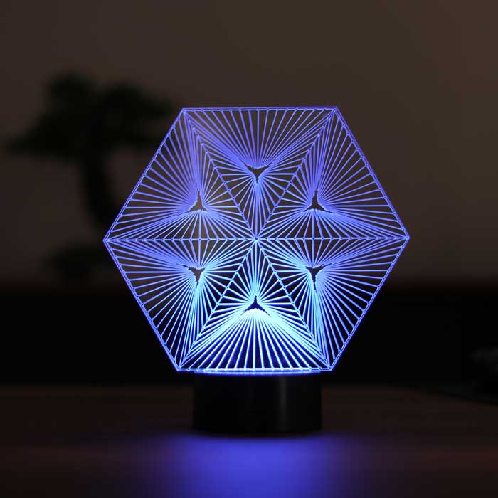 3D مصباح الوهم نجم