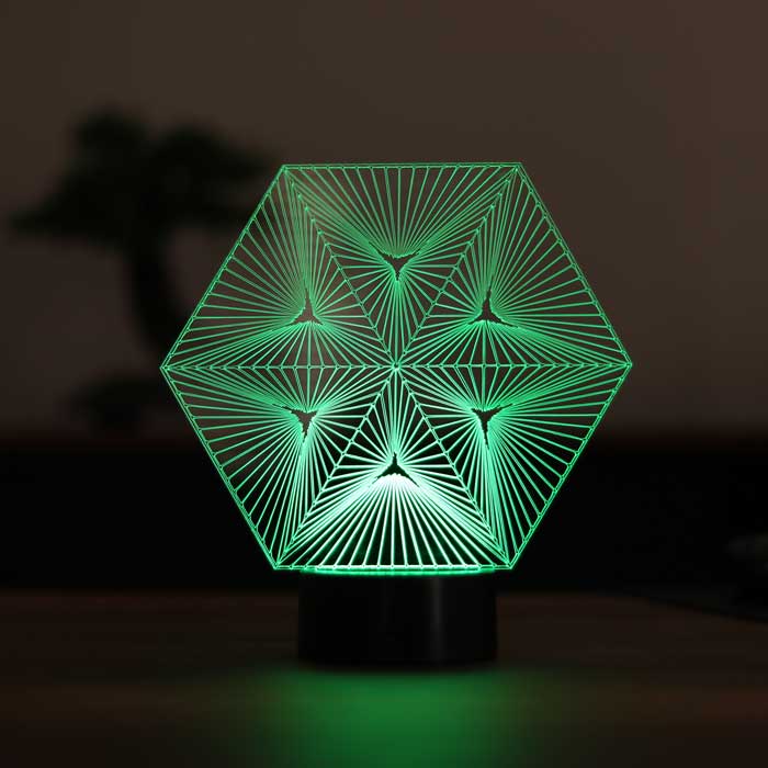 3D مصباح الوهم نجم