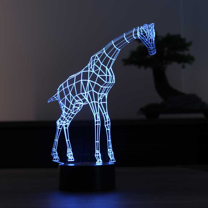 Zürafa Figürlü Dekoratif Hediye Led Masa Lambası | BYLAMP
