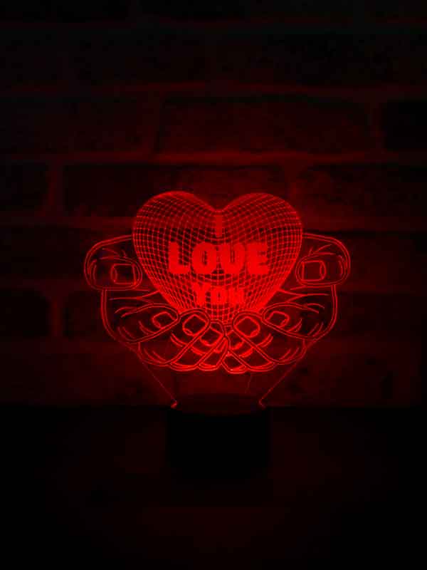 Gift Led Lamp for 3D Lover