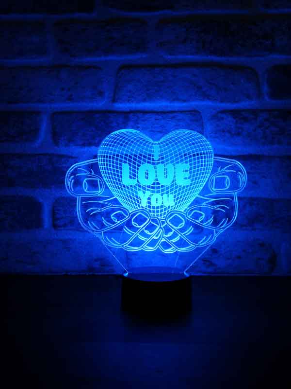 Gift Led Lamp for 3D Lover