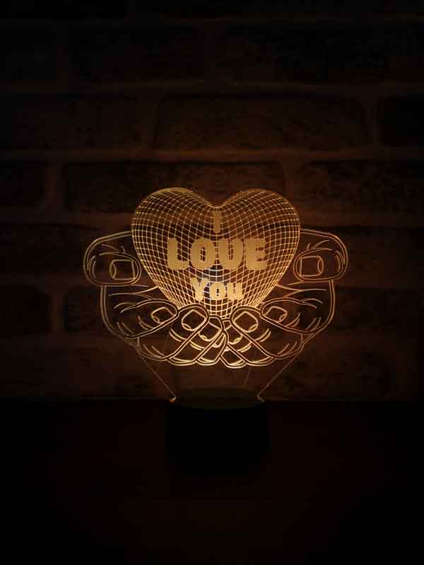 Gift Led Lamp for 3D Lover