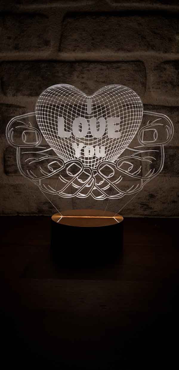 Gift Led Lamp for 3D Lover