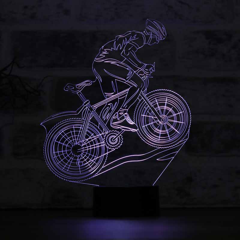 Lámpara de bicicleta 3D
