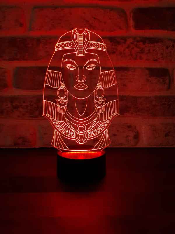 Kleopatra Figürlü Dekoratif Hediye Led Masa Lambası | BYLAMP