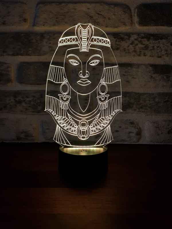 Kleopatra Figürlü Dekoratif Hediye Led Masa Lambası | BYLAMP