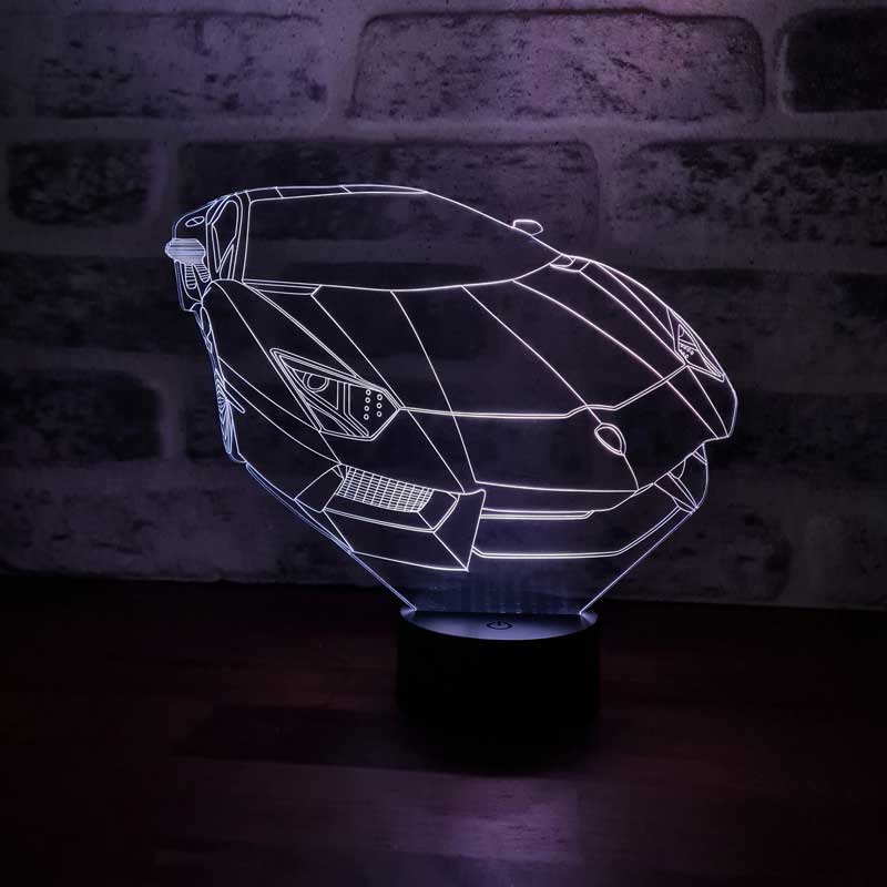 3D Lamborghini Lamp