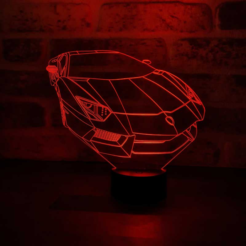 3D Lamborghini Lamp