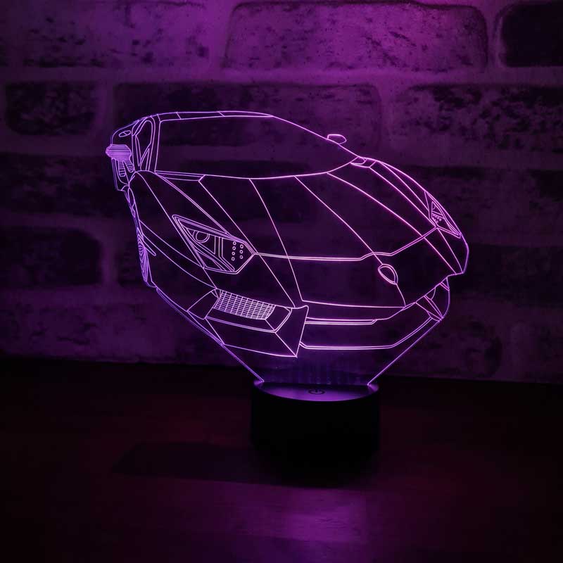 3D Lamborghini Lamp