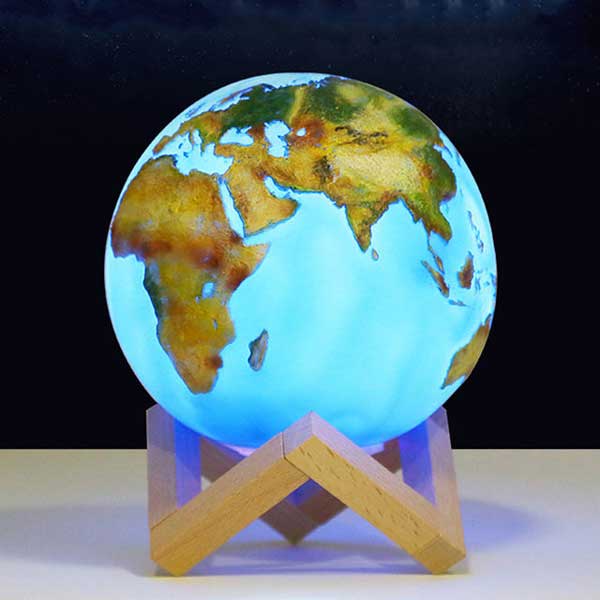 3D Print World Lamp (15 cm)