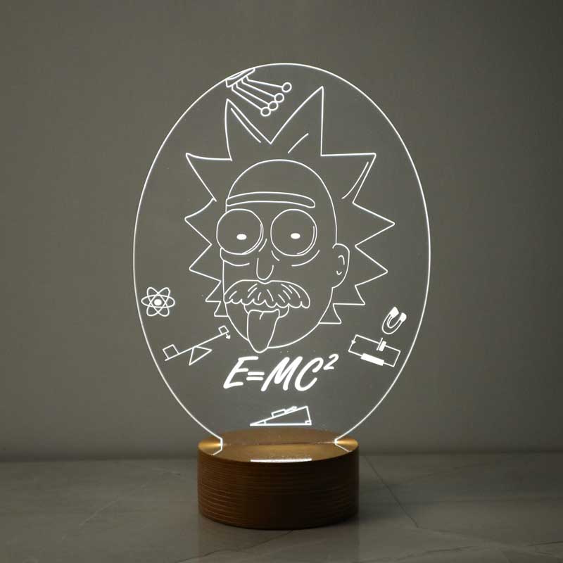 3D Professor Rick Gift Night Light