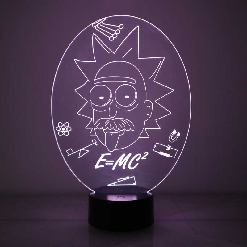 3D Professor Rick Gift Night Light