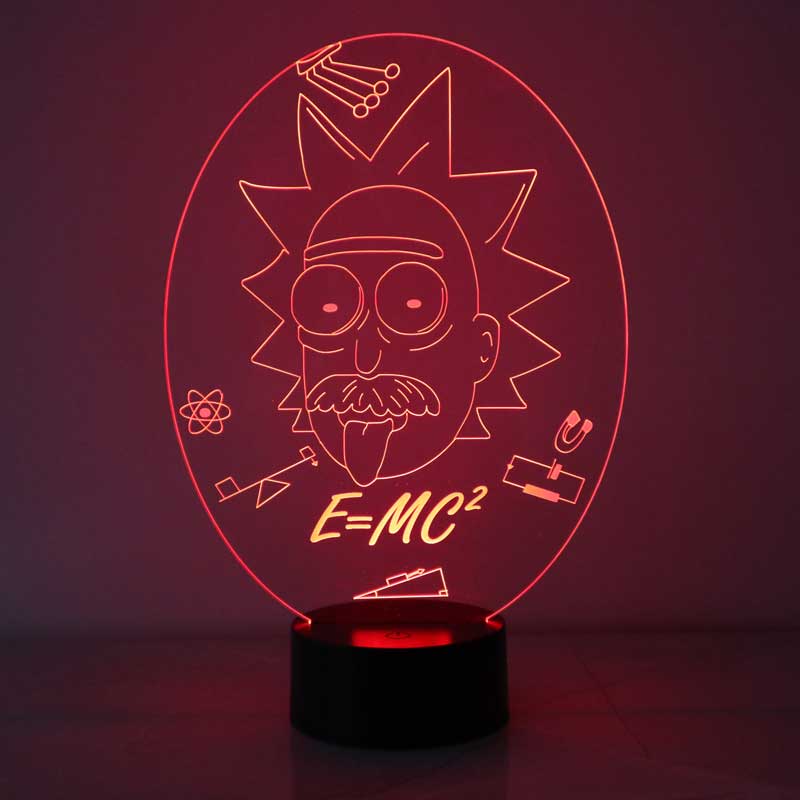 3D Professor Rick Gift Night Light