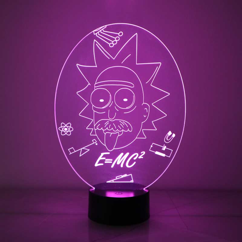 3D Professor Rick Gift Night Light