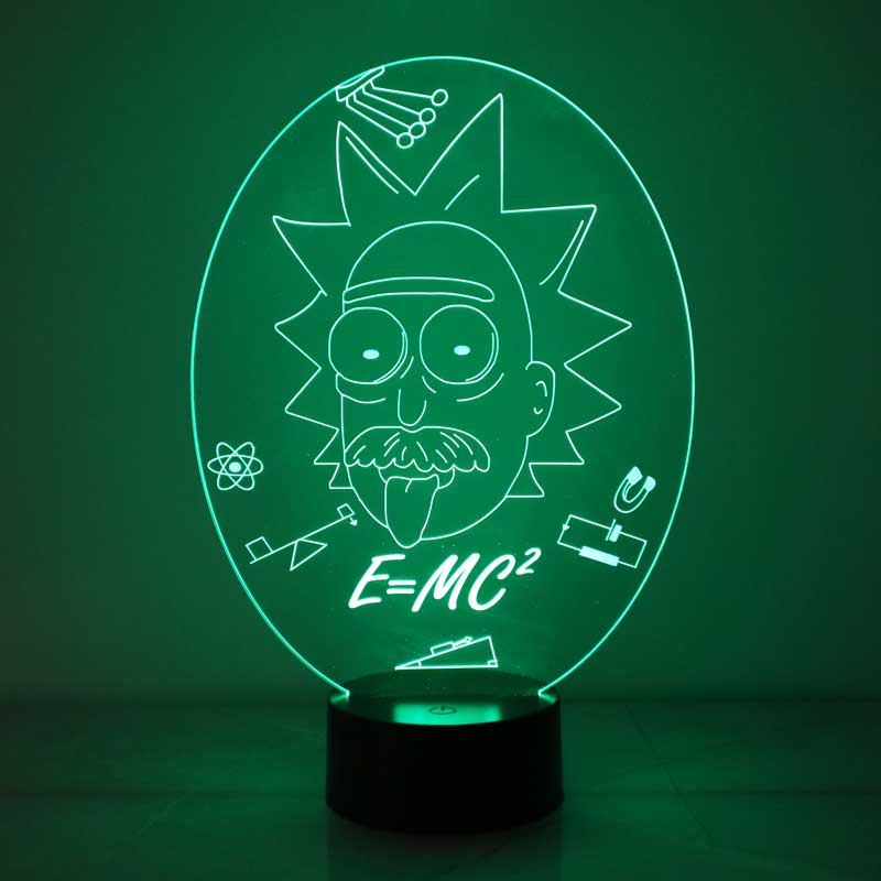 3D Professor Rick Gift Night Light