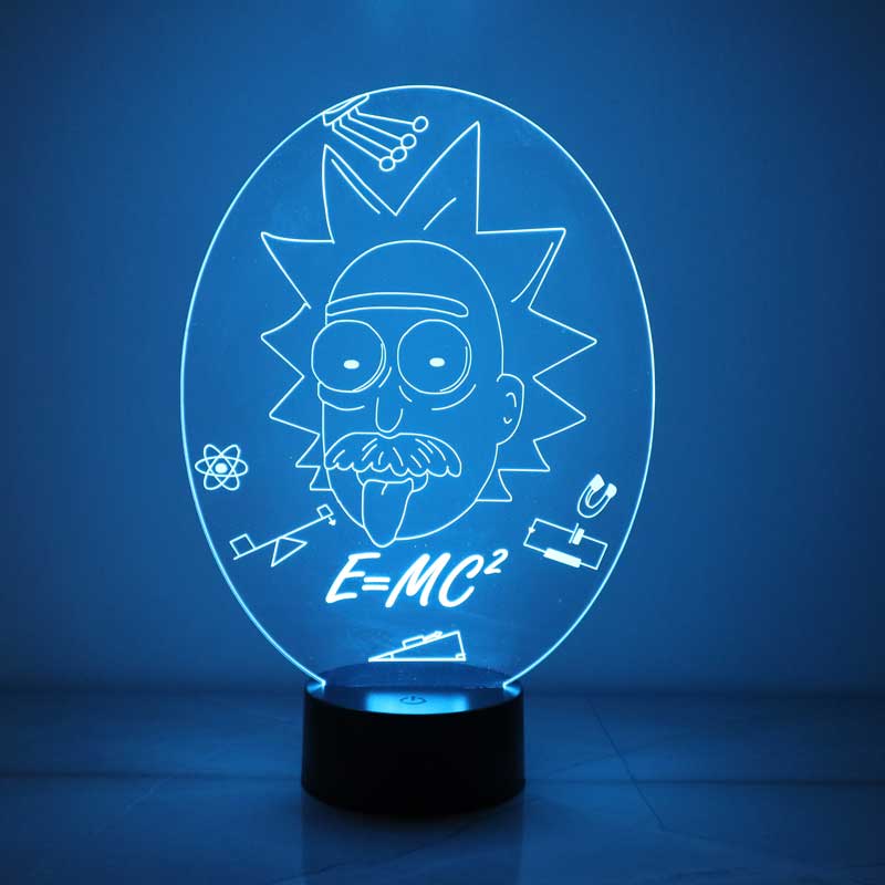 3D Professor Rick Gift Night Light