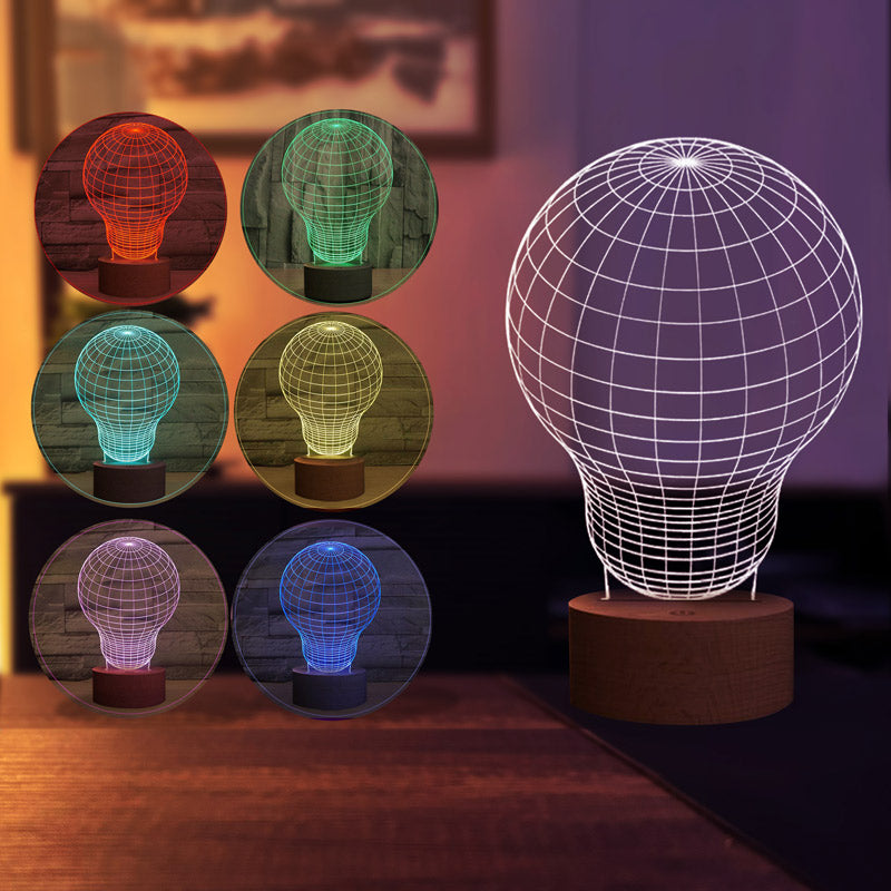 Dekorative 3D-LED-Tischlampe