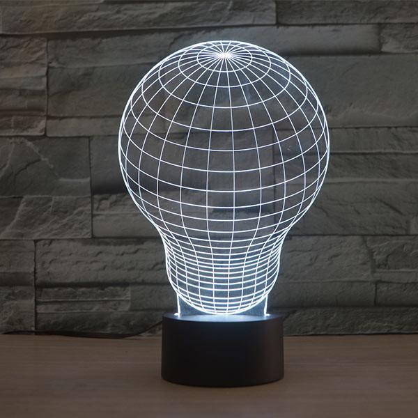 Dekorative 3D-LED-Tischlampe