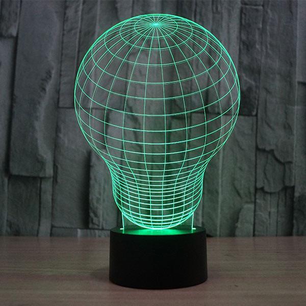 Lámpara de mesa LED decorativa 3D