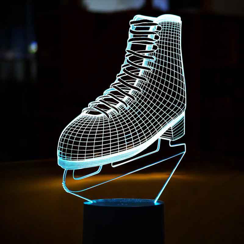 3D Eislauflampe