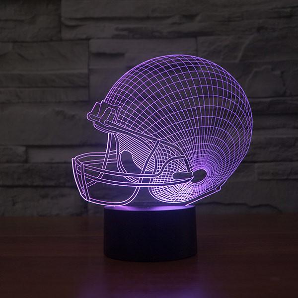 3D Helm Led Tischleuchte