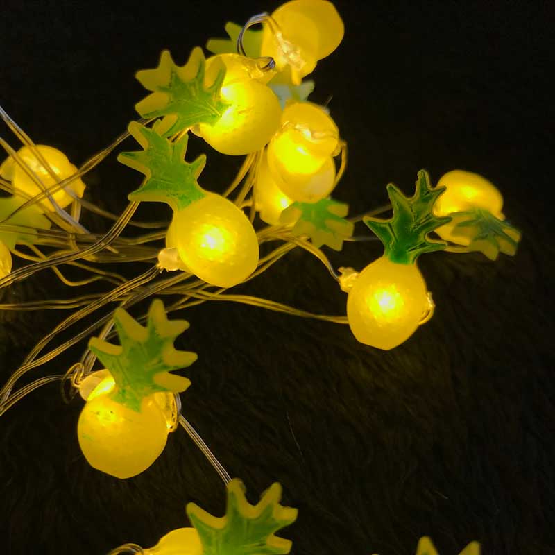 Pineapple silver wire led