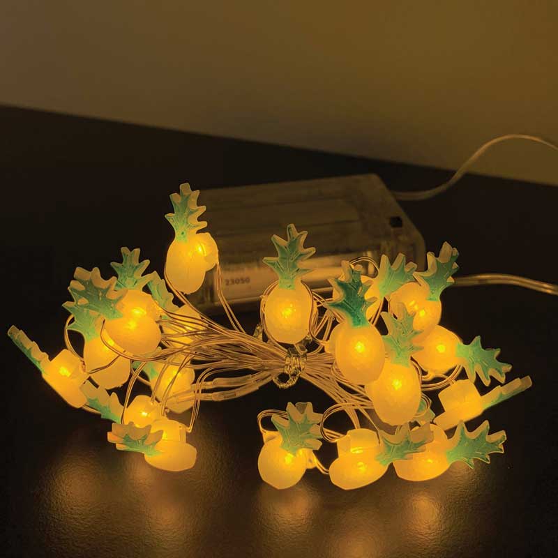 Pineapple silver wire led