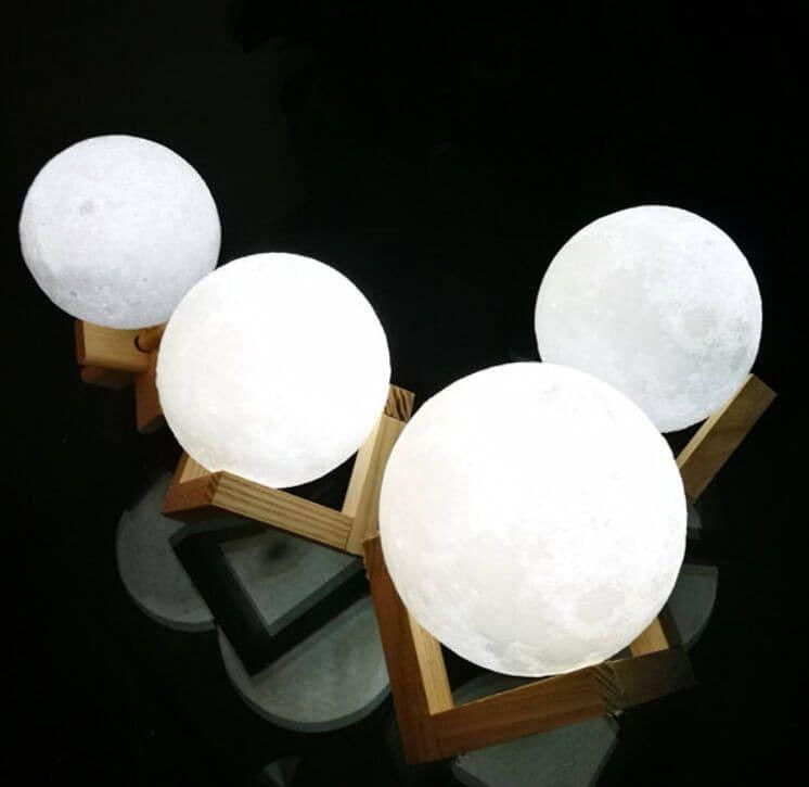 Moon Lamp 16 Color Controlled Led Lamp