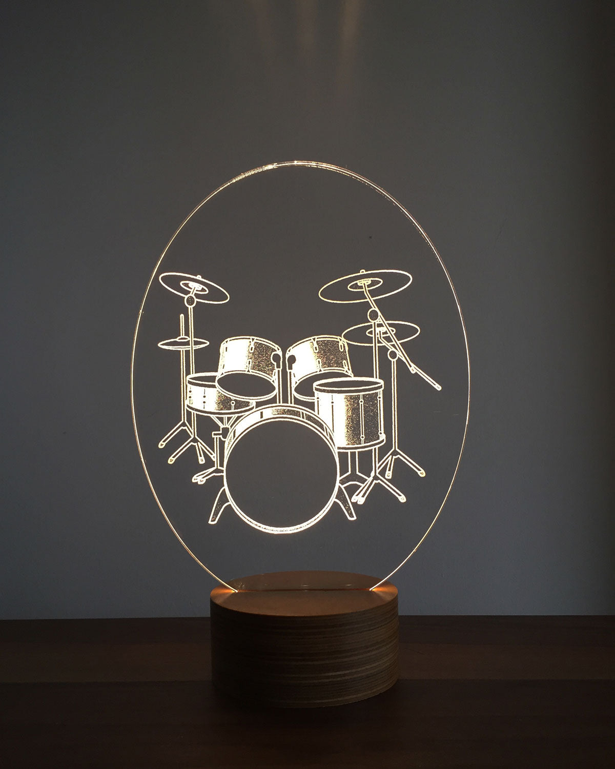 3D Drum Led Night Light