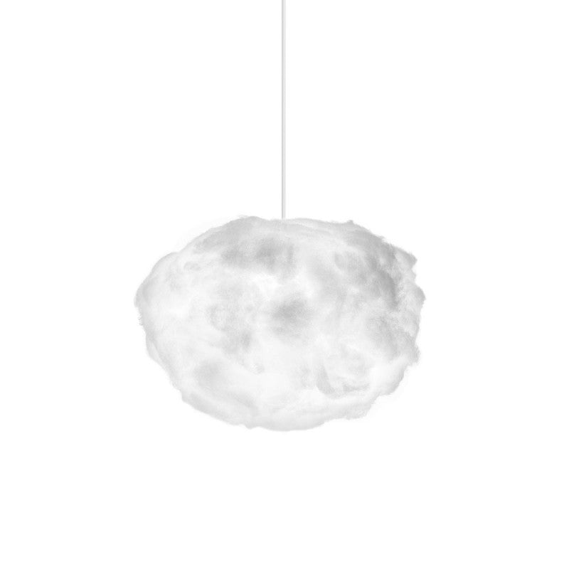 Cloud Pendant Lighting Small White Cord