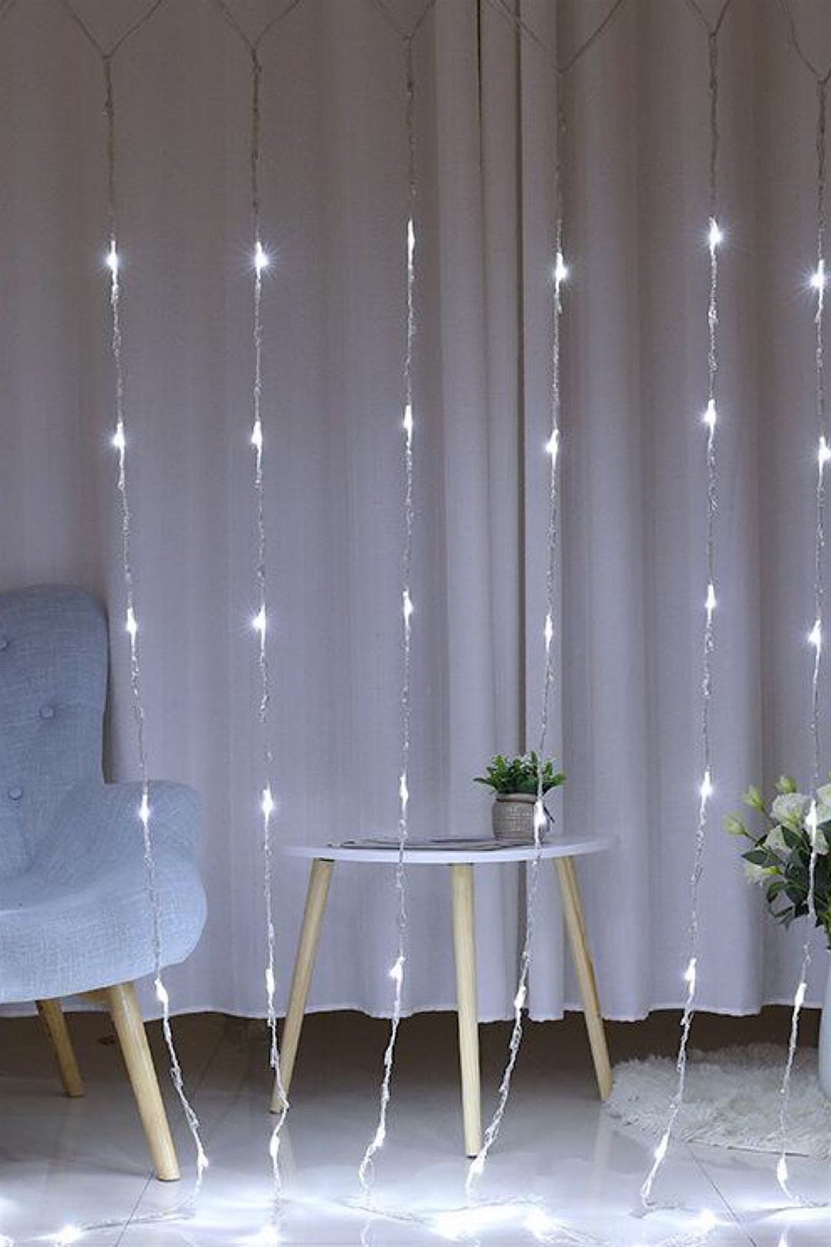 White Curtain Led Decoration Lights