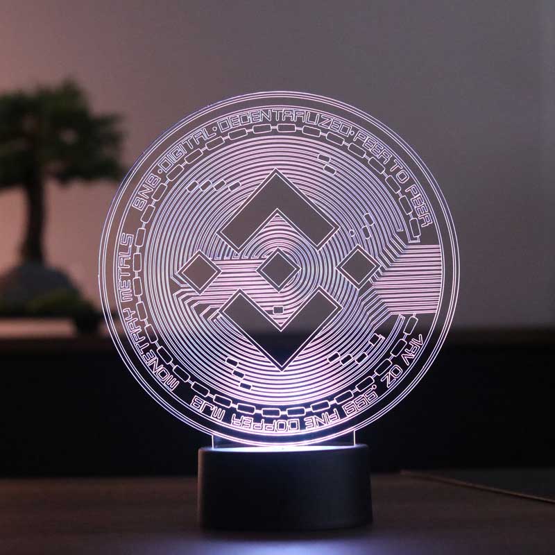 BNB Binance Figured Decorative Gift Led Table Lamp | BYLAMP