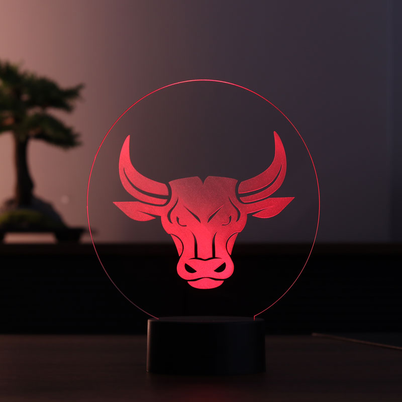 Bull-LED-Tischlampe