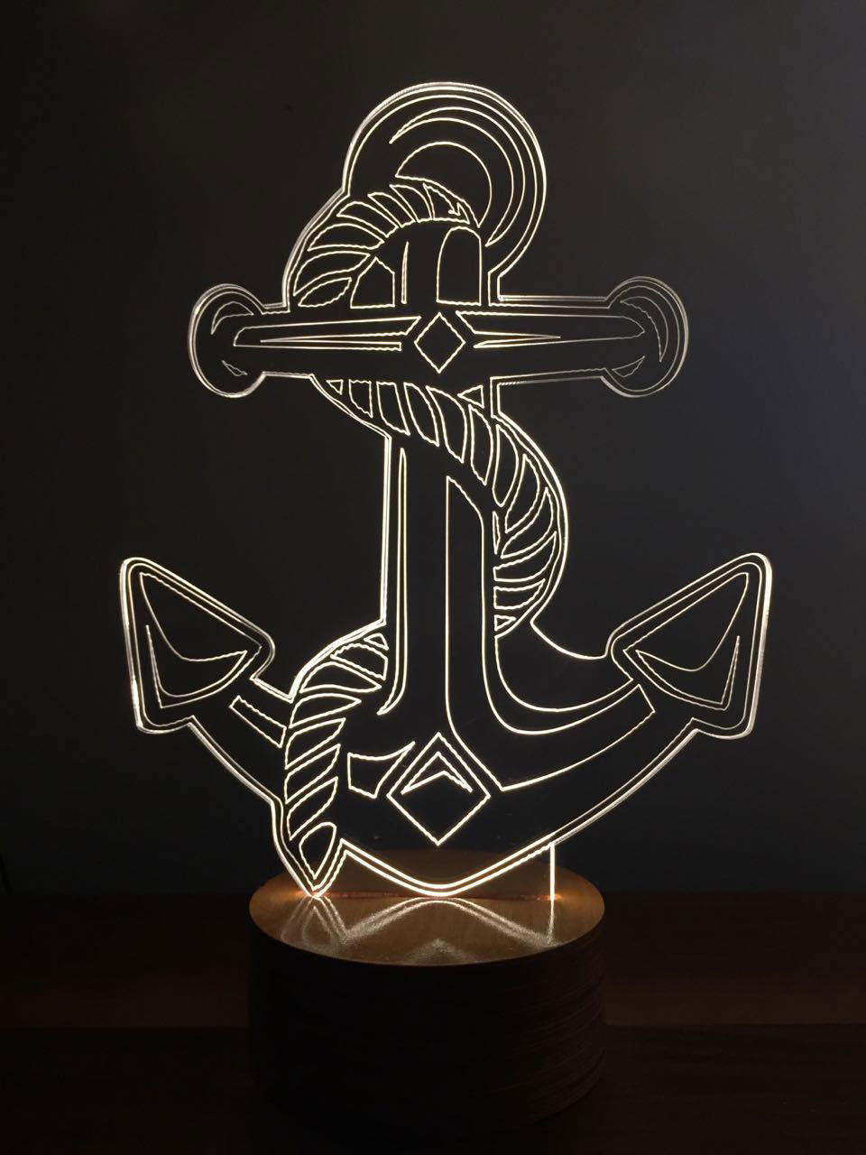 3D Anchor Led Table Lamp